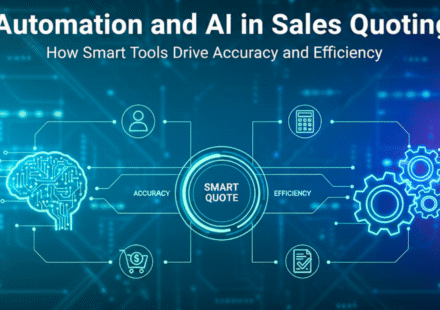 Automation and AI in Sales Quoting illustration for B2B resellers and VAR teams