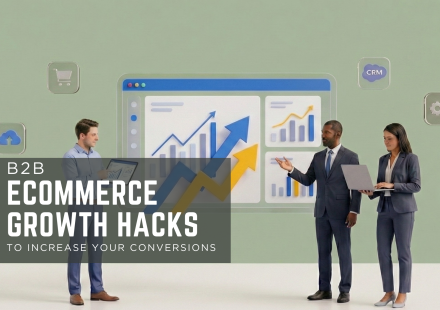 B2B eCommerce Growth Hacks to Increase Your Conversions illustration