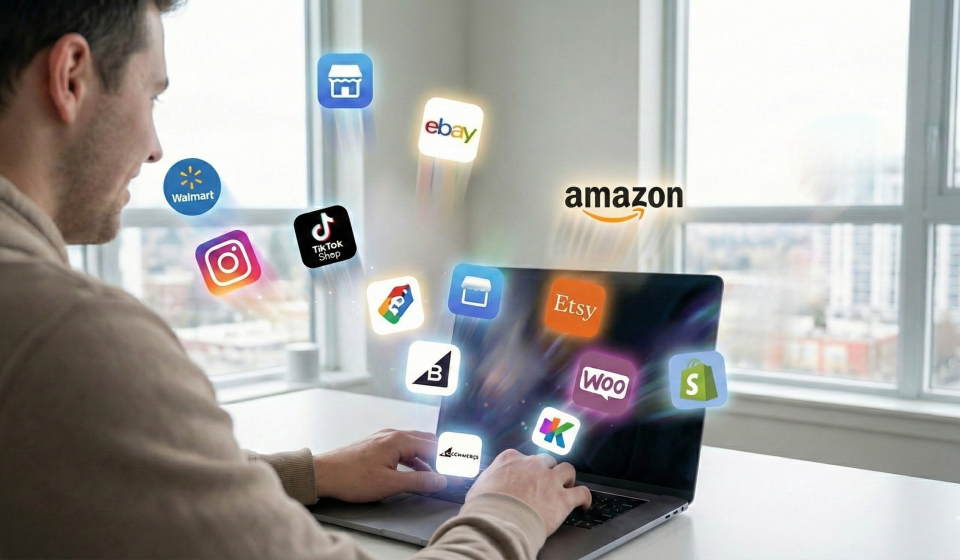 Optimize Your Product Catalog Across Multiple Sales Channels illustration
