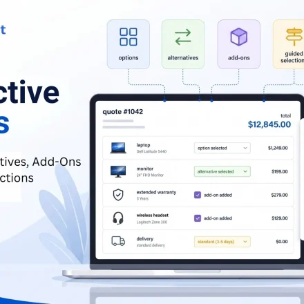 Interactive Quotes: Options, Alternatives, Add-Ons, and Guided Selections Interactive Quotes
